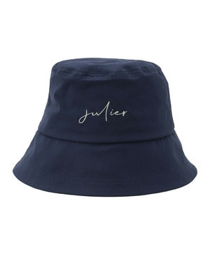 【Julier】撥水バケットハット/UVカット・撥水・紐取り外し可能・サンシールドつき・アジャスター付き 詳細画像 ネイビー 2