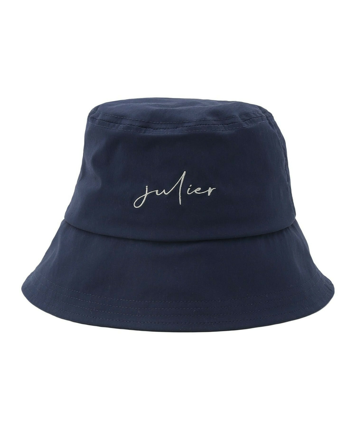 【Julier】撥水バケットハット/UVカット・撥水・紐取り外し可能・サンシールドつき・アジャスター付き 詳細画像 ネイビー 2