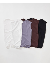 【Julier】【定番】Ecocoベア天竺チュニック/エコ・UVカット・吸汗速乾・ハイストレッチ・ホットヨガ対応・ラッシュガード 詳細画像 ブラック 8