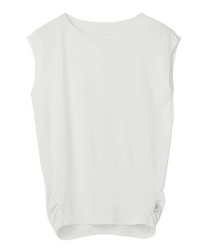 【Julier】【定番】Ecocoベア天竺チュニック/エコ・UVカット・吸汗速乾・ハイストレッチ・ホットヨガ対応・ラッシュガード 詳細画像 ホワイト 2