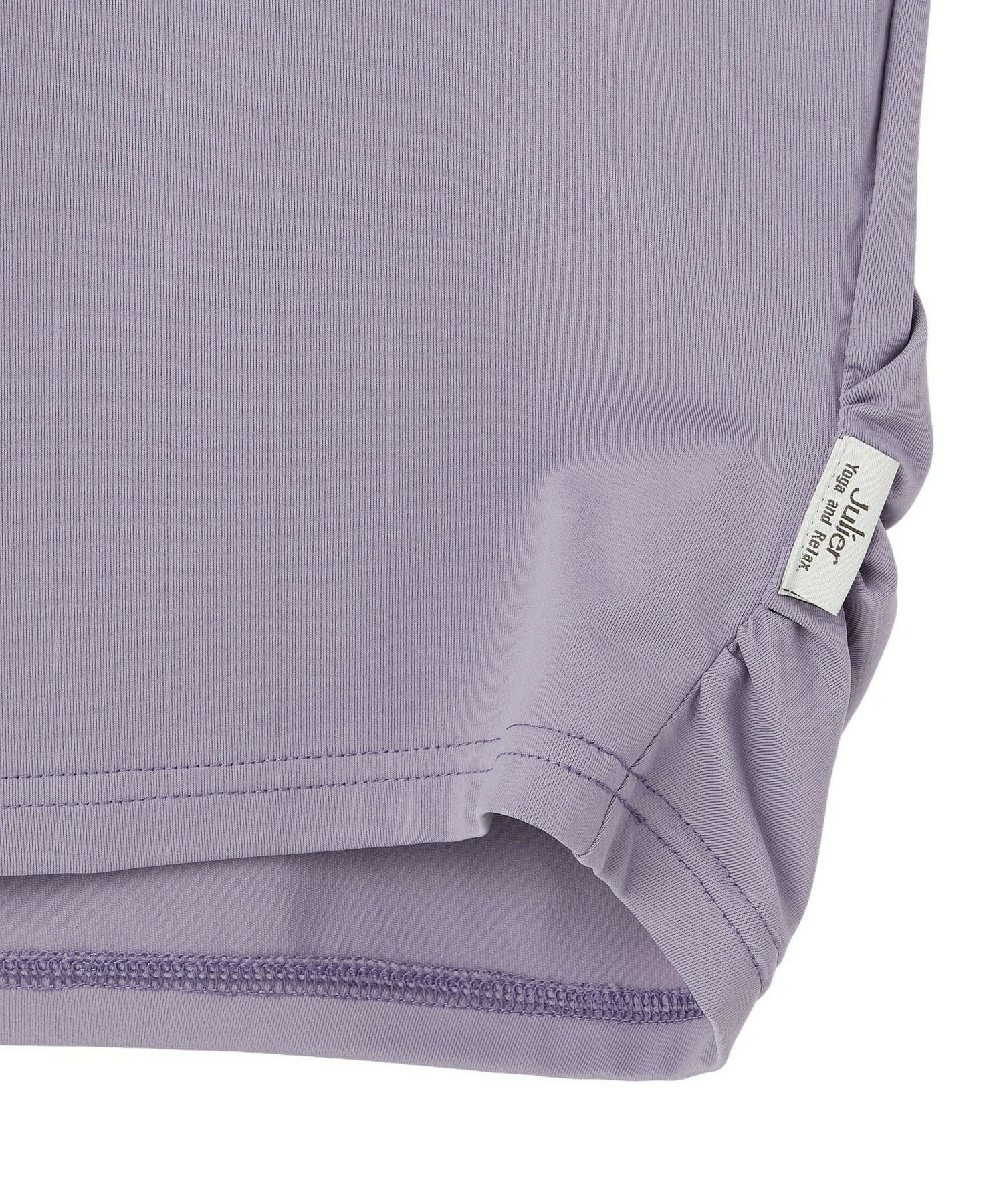 【Julier】【定番】Ecocoベア天竺チュニック/エコ・UVカット・吸汗速乾・ハイストレッチ・ホットヨガ対応・ラッシュガード 詳細画像 ブラック 11