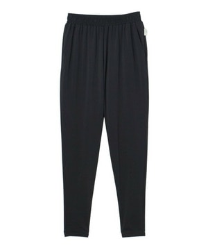 【Julier】【定番】Ecocoギャザーパンツ/エコ・UVカット・吸汗速乾・ハイストレッチ・ホットヨガ対応・ラッシュガード・マタニティ対応 詳細画像 ブラック 2