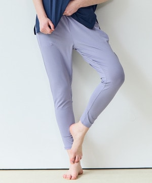 【Julier】【定番】Ecocoギャザーパンツ/エコ・UVカット・吸汗速乾・ハイストレッチ・ホットヨガ対応・ラッシュガード・マタニティ対応 詳細画像 ラベンダー 1
