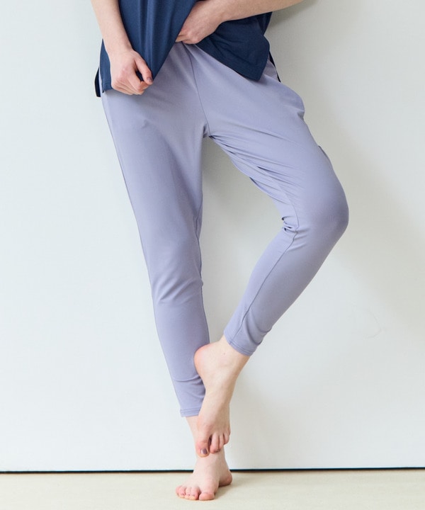 【Julier】【定番】Ecocoギャザーパンツ/エコ・UVカット・吸汗速乾・ハイストレッチ・ホットヨガ対応・ラッシュガード・マタニティ対応