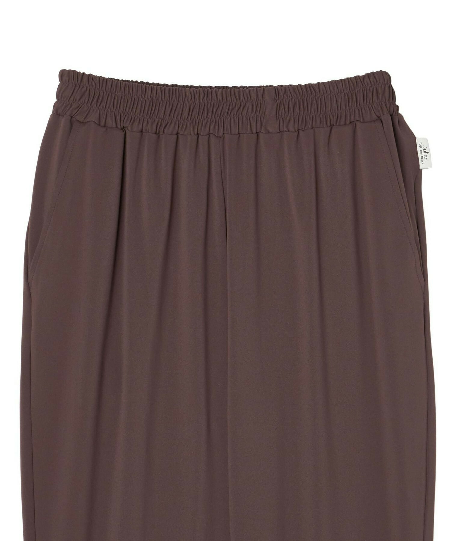 【Julier】【定番】Ecocoギャザーパンツ/エコ・UVカット・吸汗速乾・ハイストレッチ・ホットヨガ対応・ラッシュガード・マタニティ対応 詳細画像 ブラック 11