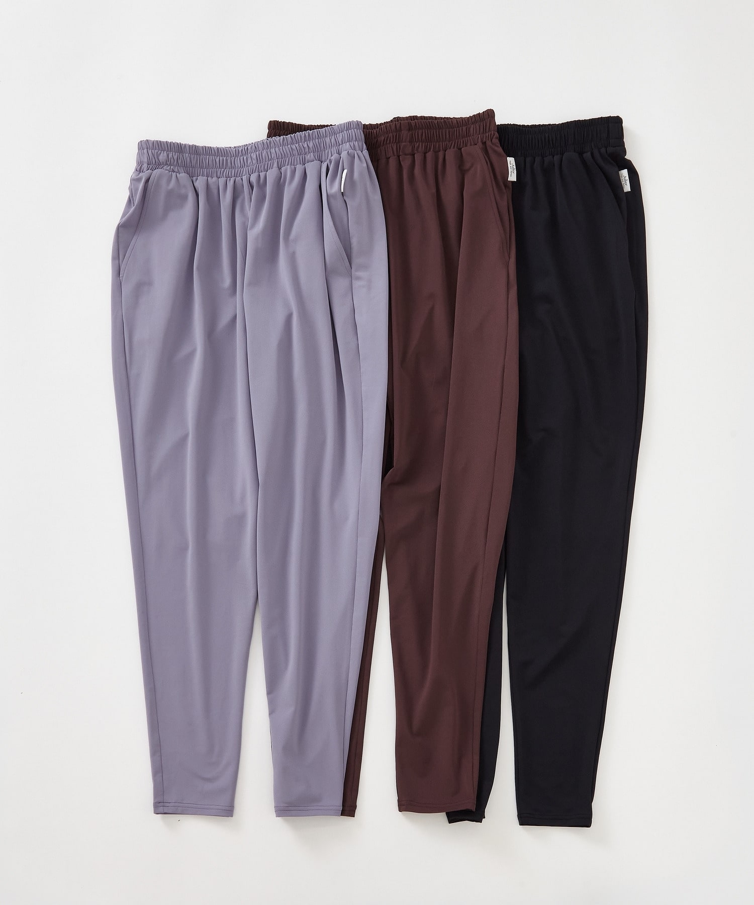 【Julier】【定番】Ecocoギャザーパンツ/エコ・UVカット・吸汗速乾・ハイストレッチ・ホットヨガ対応・ラッシュガード・マタニティ対応 詳細画像 ブラック 8