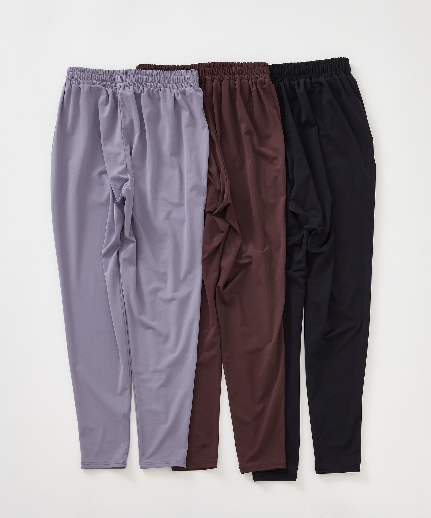【Julier】【定番】Ecocoギャザーパンツ/エコ・UVカット・吸汗速乾・ハイストレッチ・ホットヨガ対応・ラッシュガード・マタニティ対応 詳細画像 ブラック 9