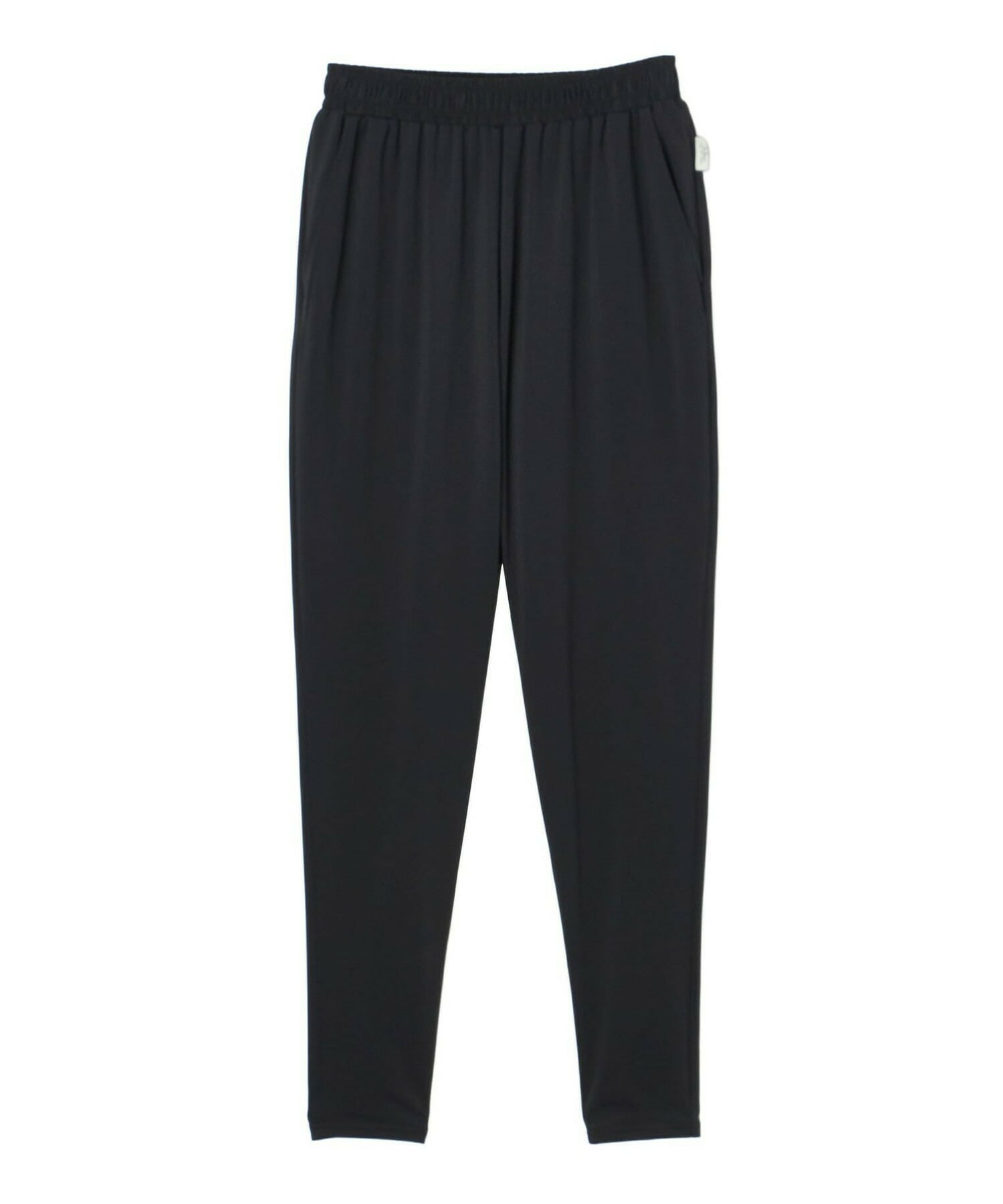 【Julier】【定番】Ecocoギャザーパンツ/エコ・UVカット・吸汗速乾・ハイストレッチ・ホットヨガ対応・ラッシュガード・マタニティ対応 詳細画像 ブラック 2