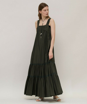 【unbilanc】カリーナブリルワンピース 詳細画像 カーキ 1