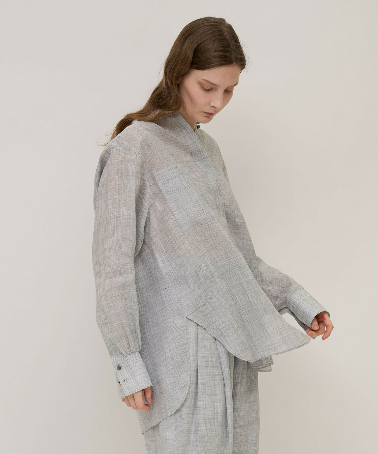 【unbilanc】ラミールシャツ 詳細画像 ブラック 13