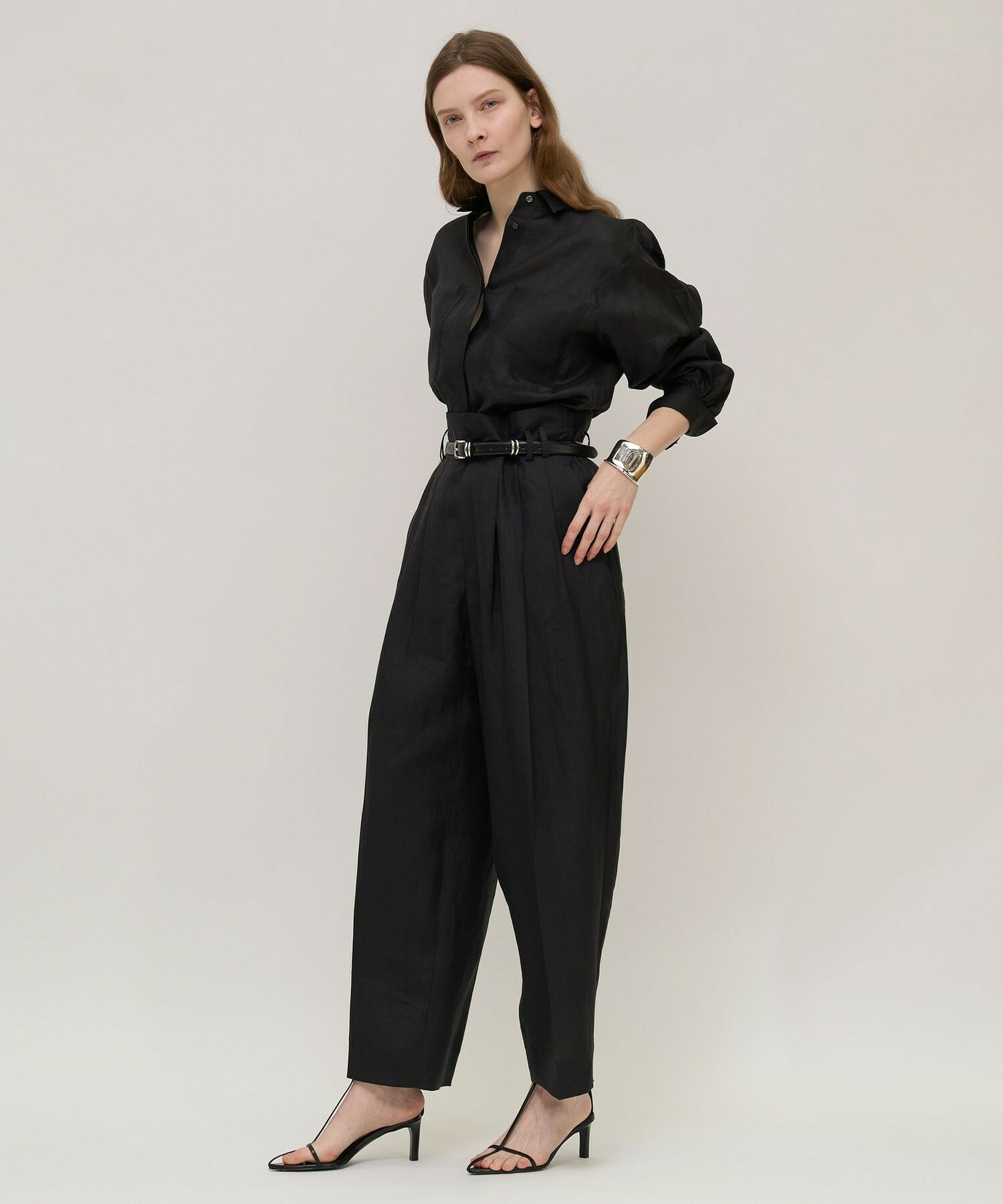 【unbilanc】ラミールシャツ 詳細画像 ブラック 16