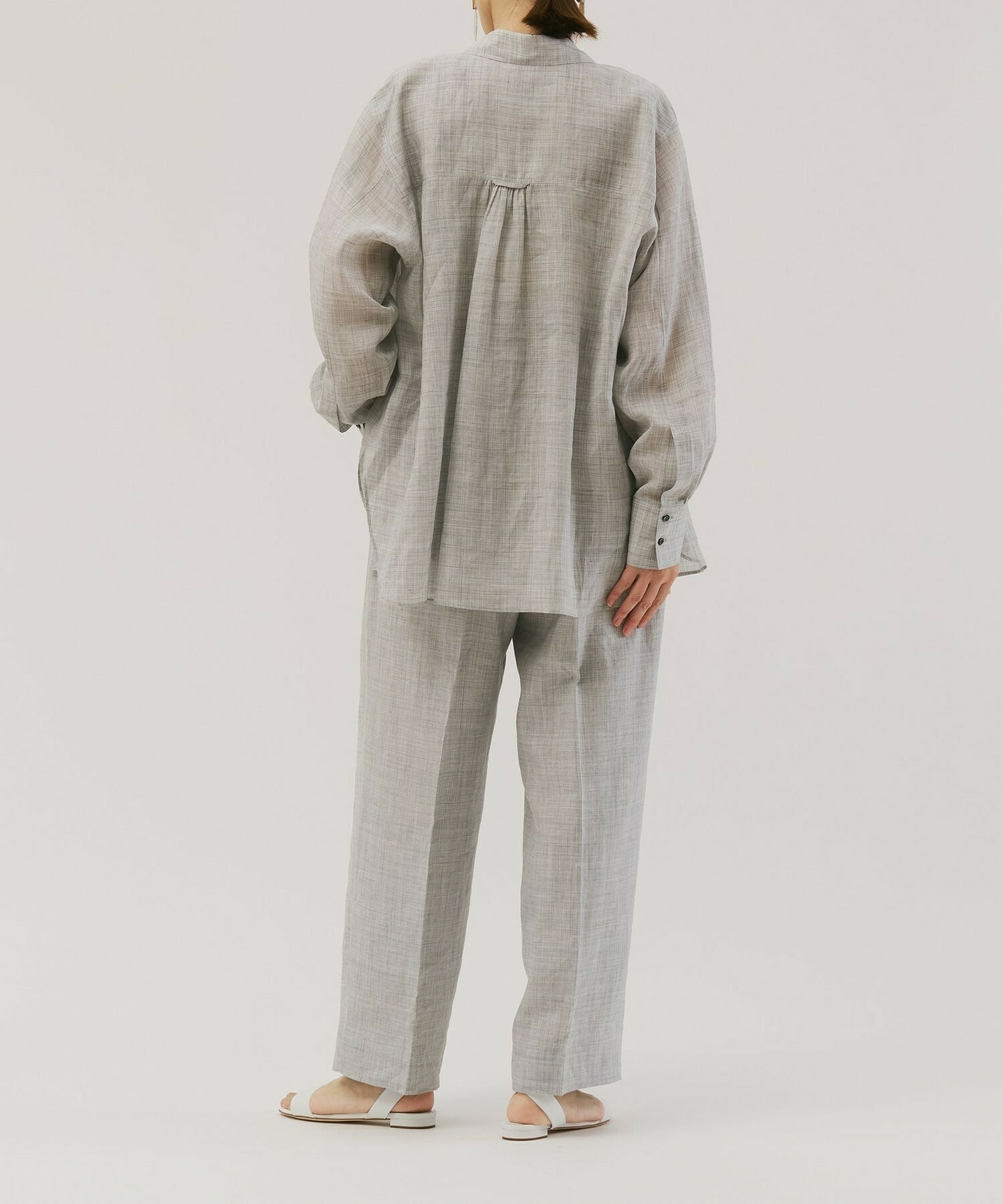 【unbilanc】ラミールシャツ 詳細画像 ライトグレー 3