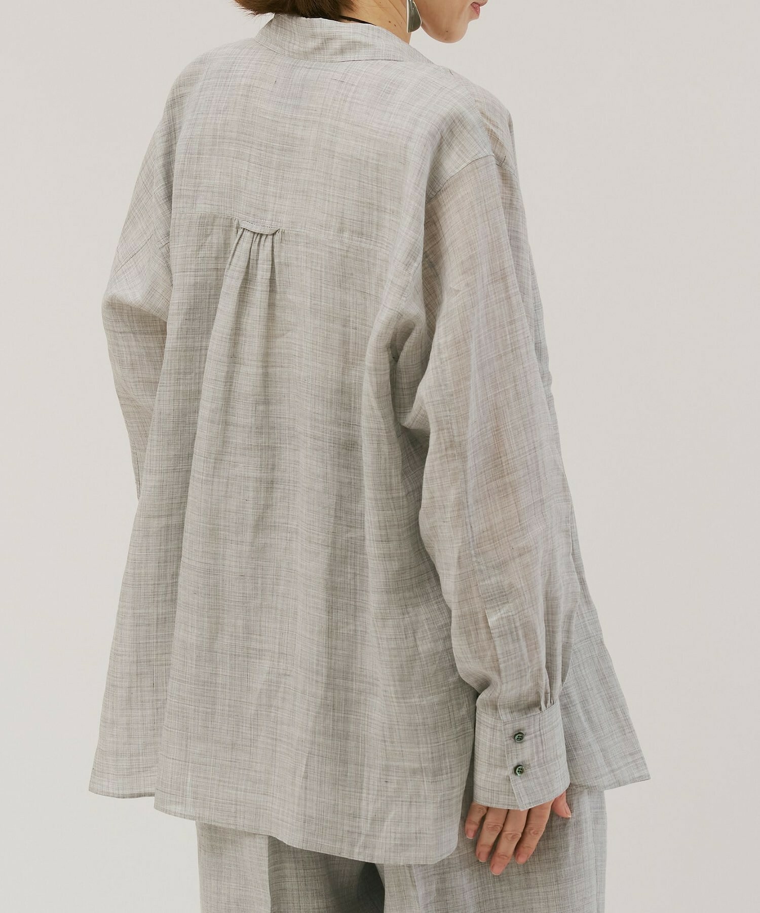 【unbilanc】ラミールシャツ 詳細画像 ライトグレー 5