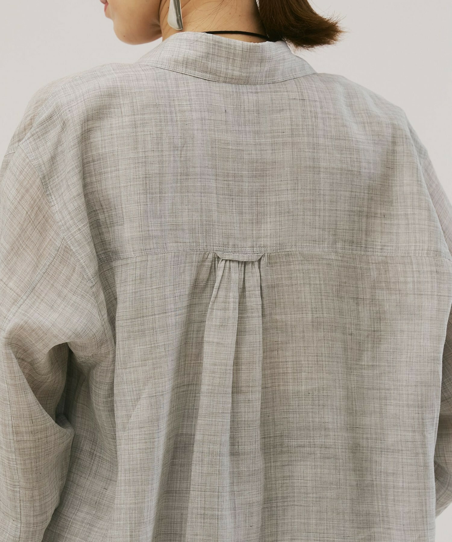 【unbilanc】ラミールシャツ 詳細画像 ライトグレー 7