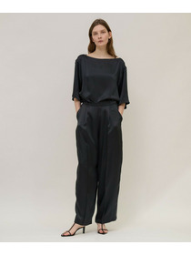 【unbilanc】ジョーダンブラウスT 詳細画像 チャコールグレー 13