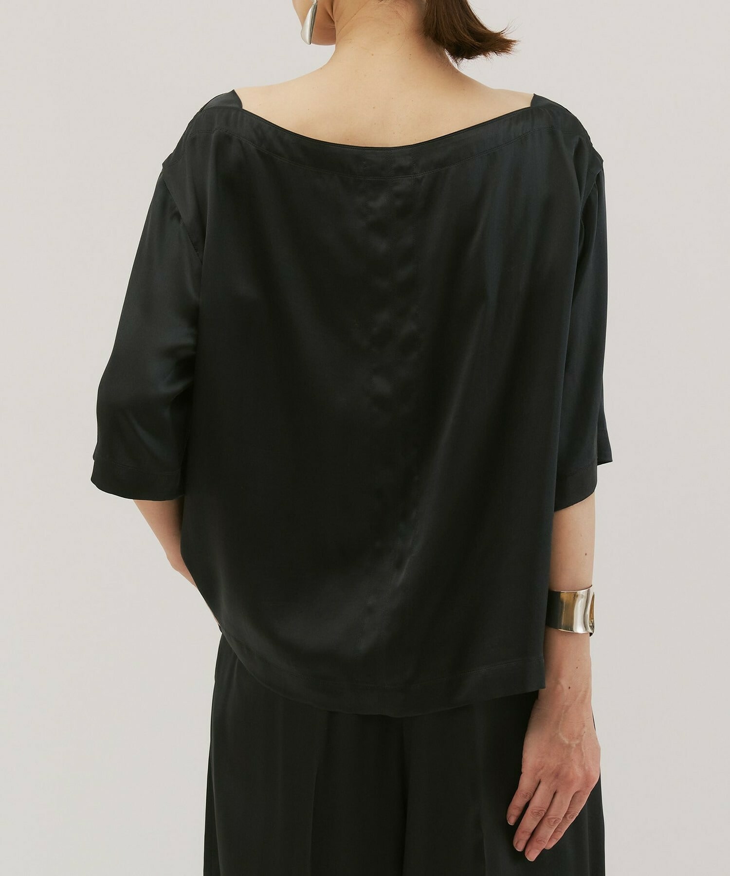 【unbilanc】ジョーダンブラウスT 詳細画像 チャコールグレー 5