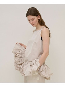 【unbilanc】ロスローマノースリーブ 詳細画像 アイボリー 1