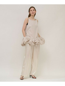 【unbilanc】ロスローマノースリーブ 詳細画像 アイボリー 3