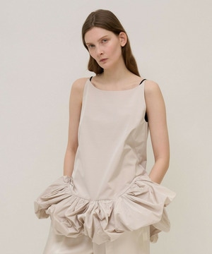 【unbilanc】ロスローマノースリーブ 詳細画像 アイボリー 1