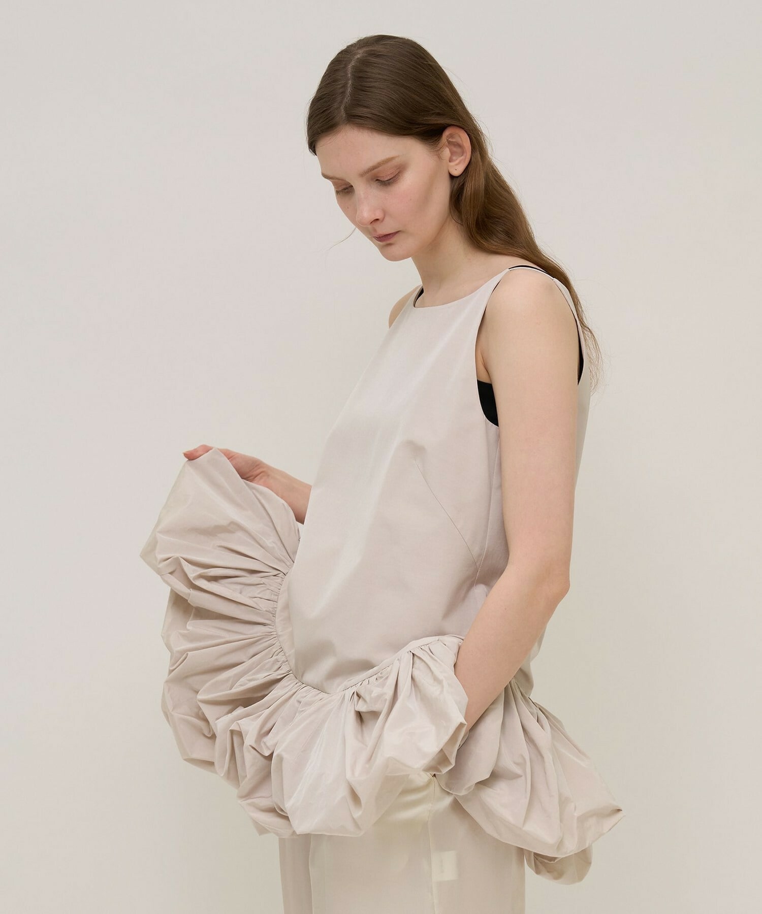 【unbilanc】ロスローマノースリーブ 詳細画像 アイボリー 1