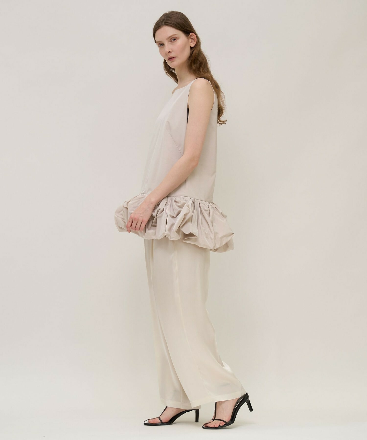 【unbilanc】ロスローマノースリーブ 詳細画像 アイボリー 4