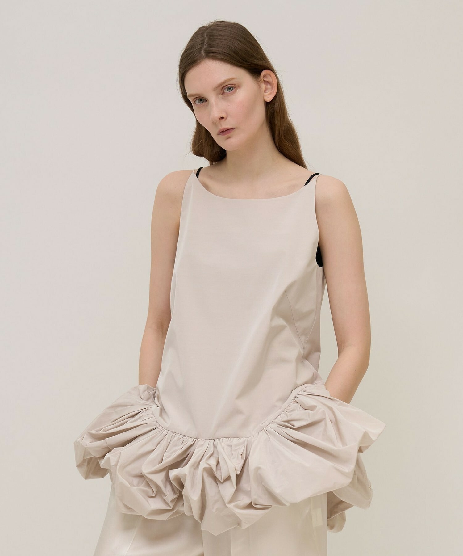 【unbilanc】ロスローマノースリーブ 詳細画像 アイボリー 1