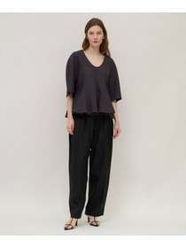 【unbilanc】ホワイトダリアブラウス 詳細画像 ダークグレー 11