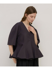 【unbilanc】ホワイトダリアブラウス 詳細画像 ダークグレー 14