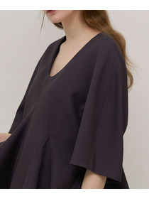 【unbilanc】ホワイトダリアブラウス 詳細画像 ダークグレー 15