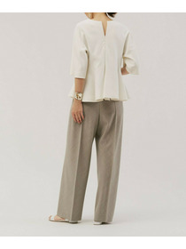 【unbilanc】ホワイトダリアブラウス 詳細画像 オフホワイト 3