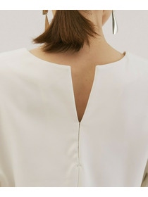 【unbilanc】ホワイトダリアブラウス 詳細画像 オフホワイト 9