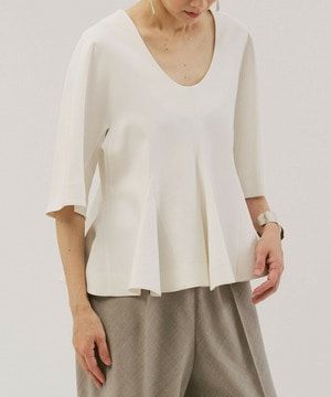 【unbilanc】ホワイトダリアブラウス 詳細画像 オフホワイト 1