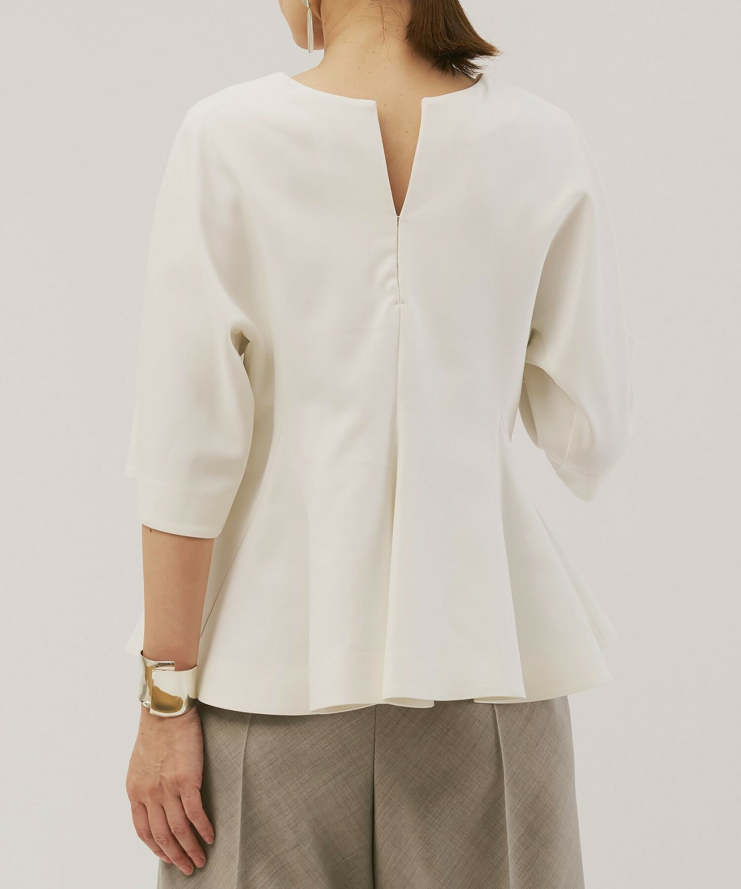 【unbilanc】ホワイトダリアブラウス 詳細画像 オフホワイト 5