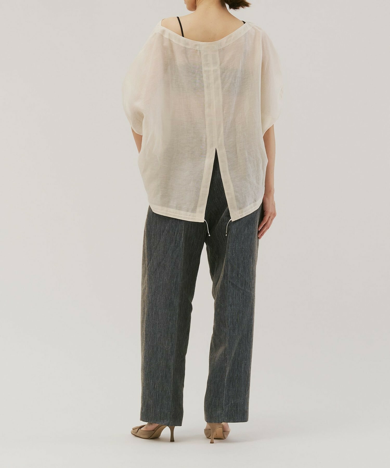 【unbilanc】ボルサノブラウス 詳細画像 アイボリー 3