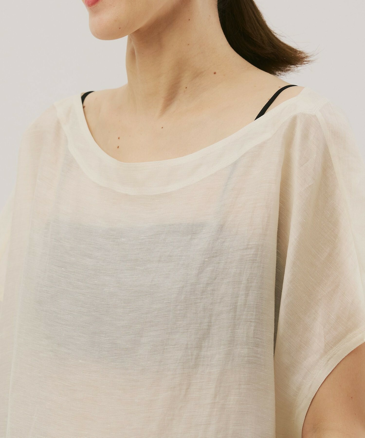 【unbilanc】ボルサノブラウス 詳細画像 アイボリー 6