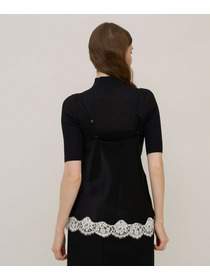 【unbilanc】ストークランジェリー 詳細画像 ブラック&times;ホワイト 2