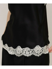 【unbilanc】ストークランジェリー 詳細画像 ブラック&times;ホワイト 6