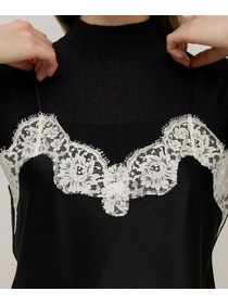 【unbilanc】ストークランジェリー 詳細画像 ブラック&times;ホワイト 7