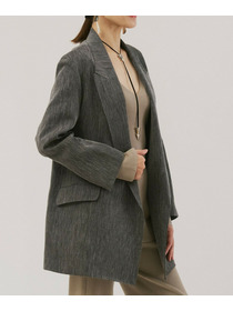 【unbilanc】ジョージーコート 詳細画像 チャコールグレー 4