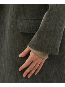 【unbilanc】ジョージーコート 詳細画像 チャコールグレー 6