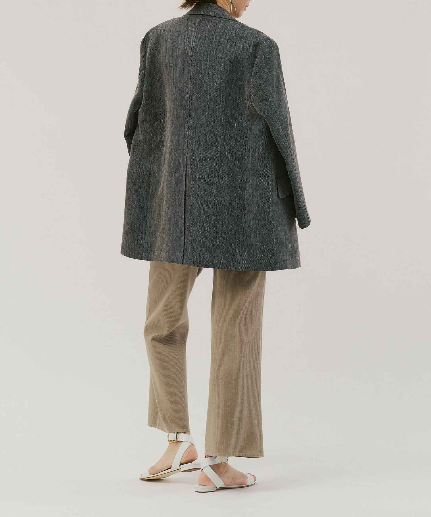 【unbilanc】ジョージーコート 詳細画像 チャコールグレー 3