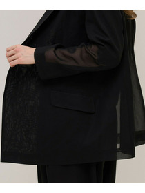 【unbilanc】オーガンジージョージージャケット 詳細画像 ライトベージュ 12