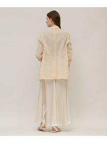 【unbilanc】オーガンジージョージージャケット 詳細画像 ライトベージュ 4