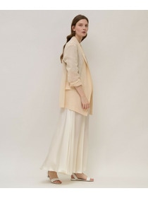 【unbilanc】オーガンジージョージージャケット 詳細画像 ライトベージュ 5