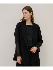 【unbilanc】オーガンジージョージージャケット 詳細画像 ライトベージュ 6