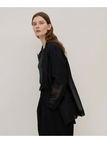 【unbilanc】オーガンジージョージージャケット 詳細画像 ライトベージュ 7