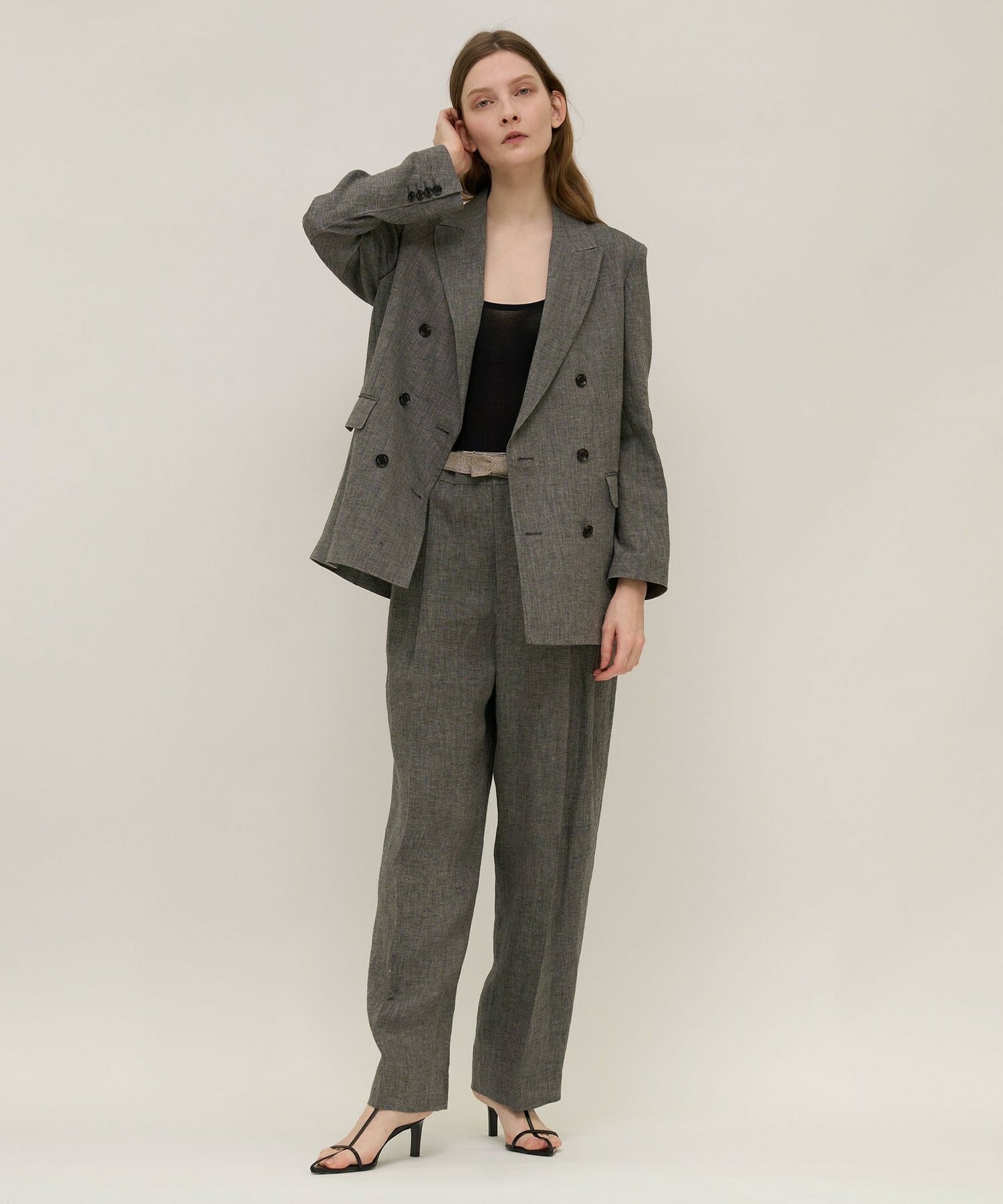 【unbilanc】ローラマイルストークパンツ 詳細画像 ブラック 10