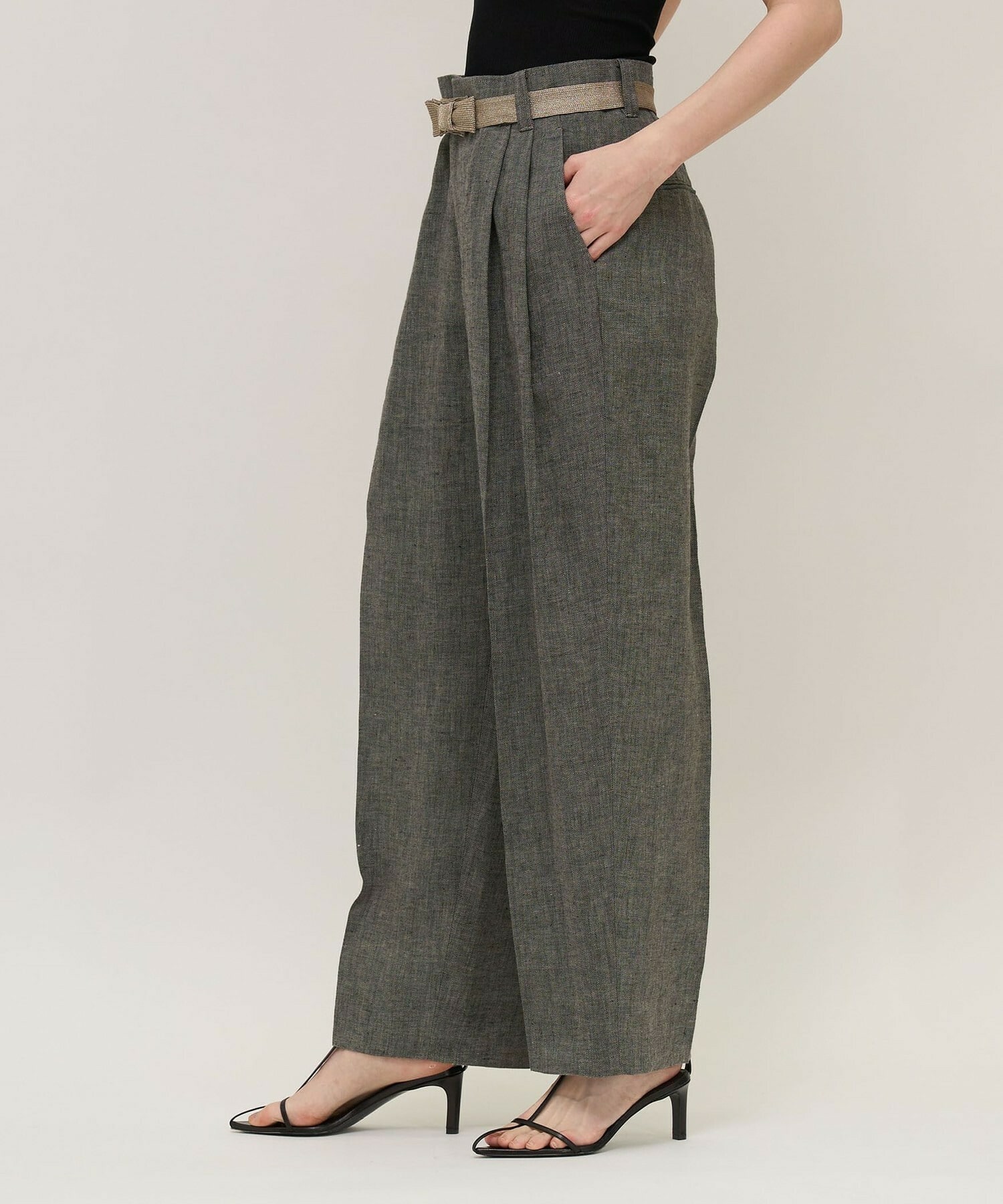 【unbilanc】ローラマイルストークパンツ 詳細画像 ブラック 8