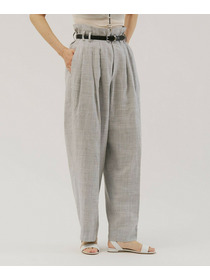 【unbilanc】ラミール3タックトラウザー 詳細画像 ライトグレー 1