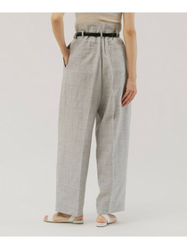 【unbilanc】ラミール3タックトラウザー 詳細画像 ライトグレー 2